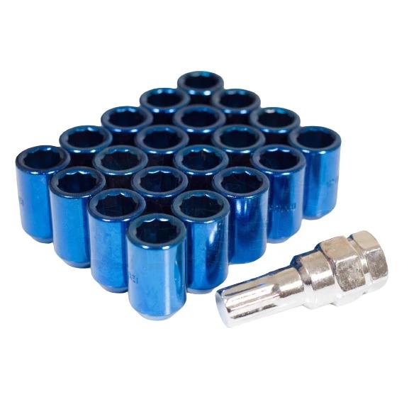 Internal Drive Lug Nut (Blue)