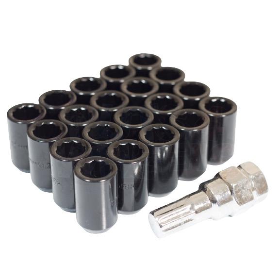 Internal Drive Lug Nut (Black)
