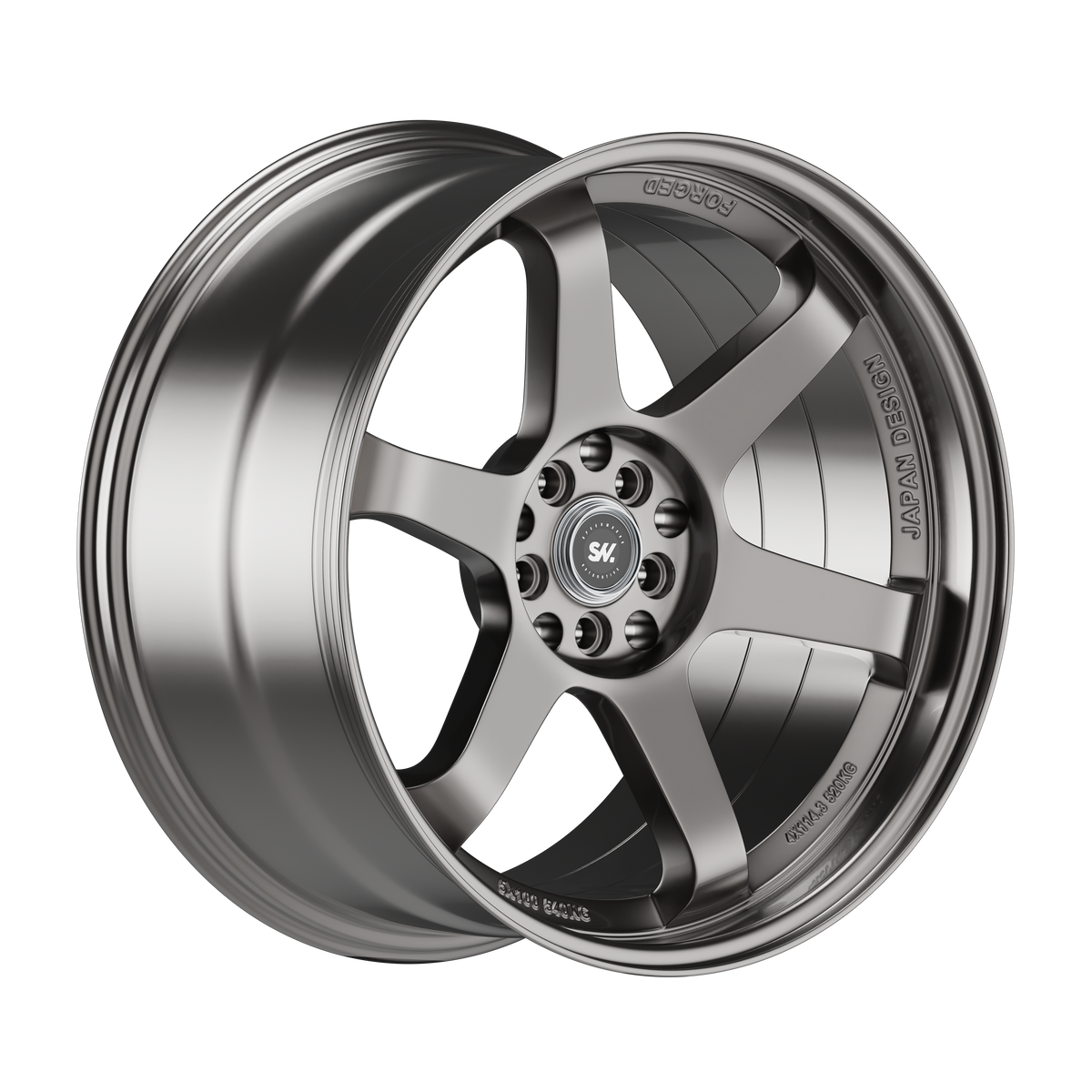 SpeedWorks SW04 18-inch alloy wheel in Hyper Black, photo 9 of 9