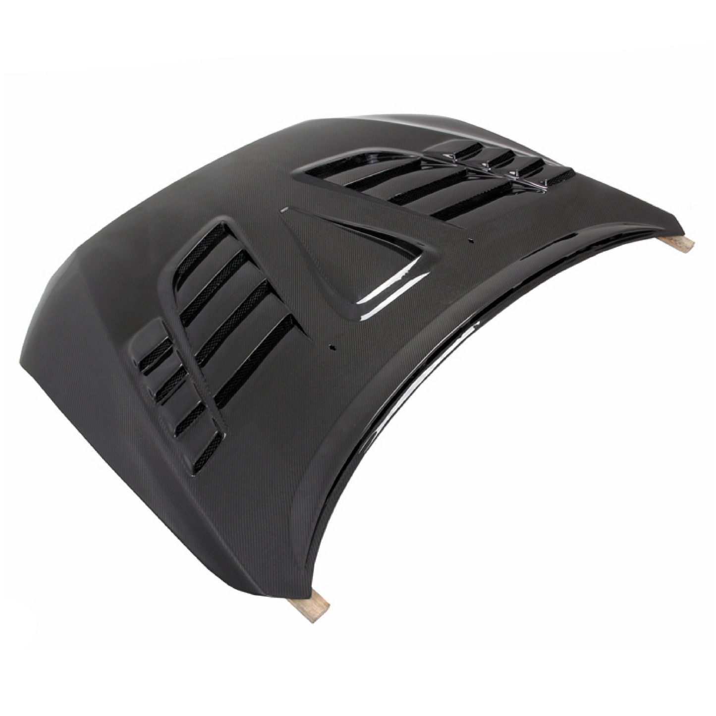 VARIS TYPE 2 STYLE CARBON FIBER HOOD FOR 2008-2017 MITSUBISHI LANCER CJ CF - SpeedWorks Automotive