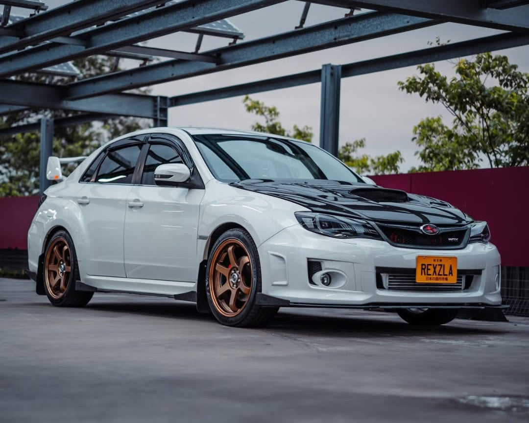 Subaru Impreza WRX STI (GV) on SpeedWorks SW04 18x8 +38 Bronze alloy wheels, customer photo 1 of 3