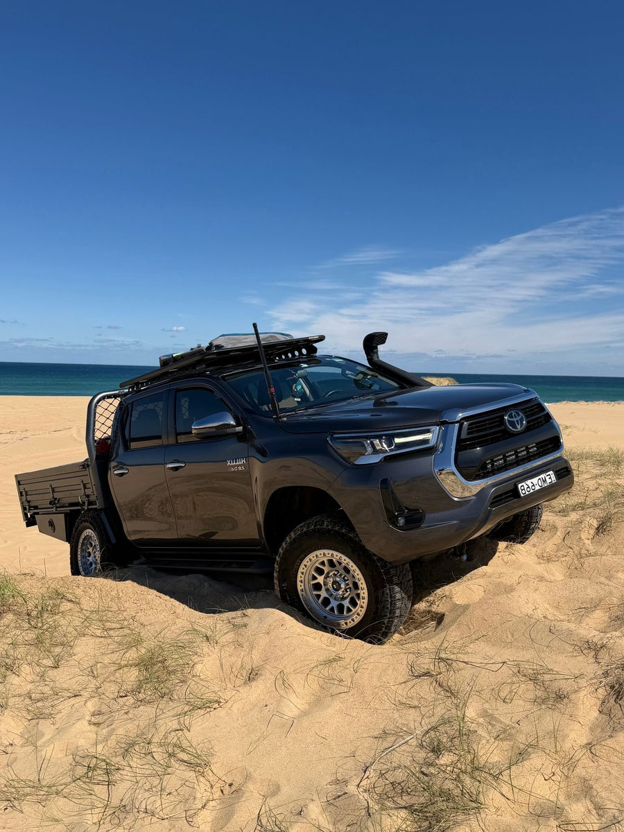 Toyota Hilux on SpeedWorks SW21 wheels