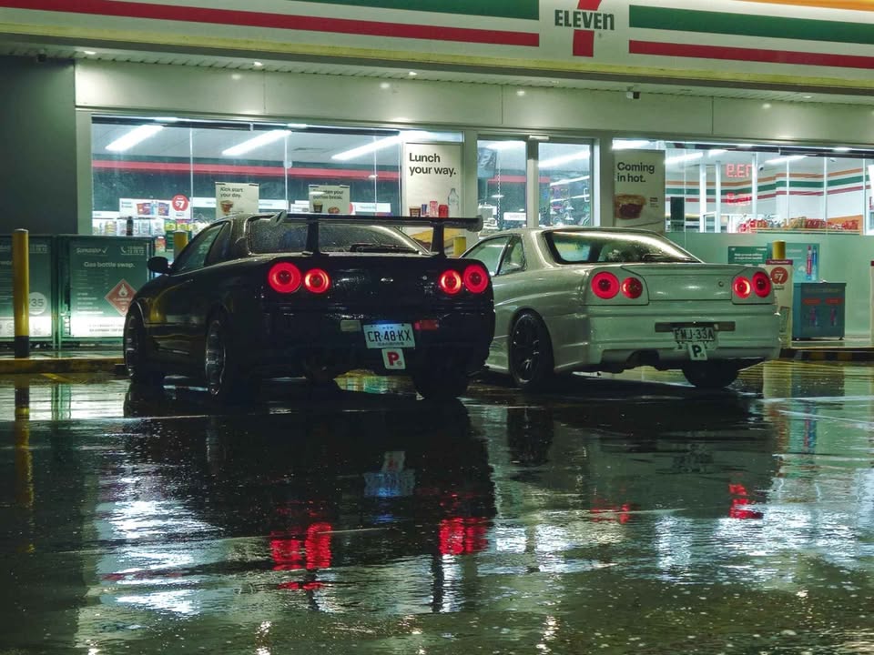 Nissan Skyline Coupe (R34) on SpeedWorks SW12 18x9.5 +22 Hyper Black & Machine Lip alloy wheels, customer photo 2 of 3