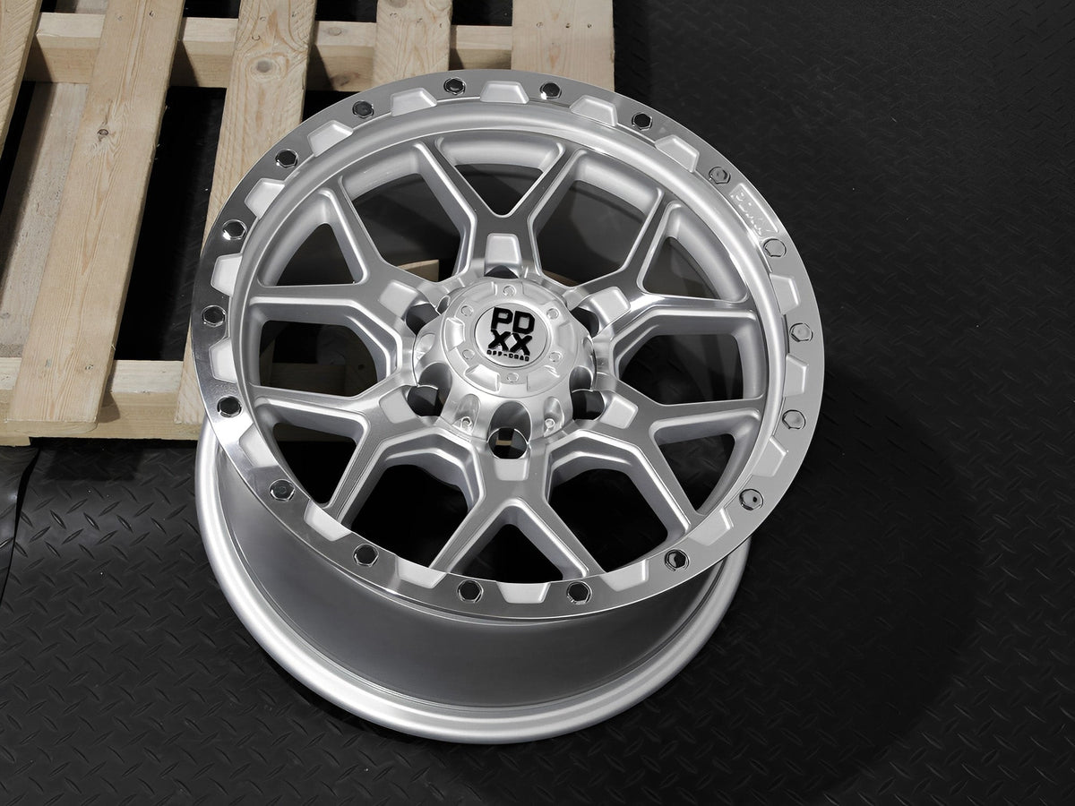 ROCK 17" - Silver W/ Machined Ring