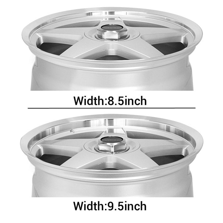 STAR 20" - Silver Machined Lip