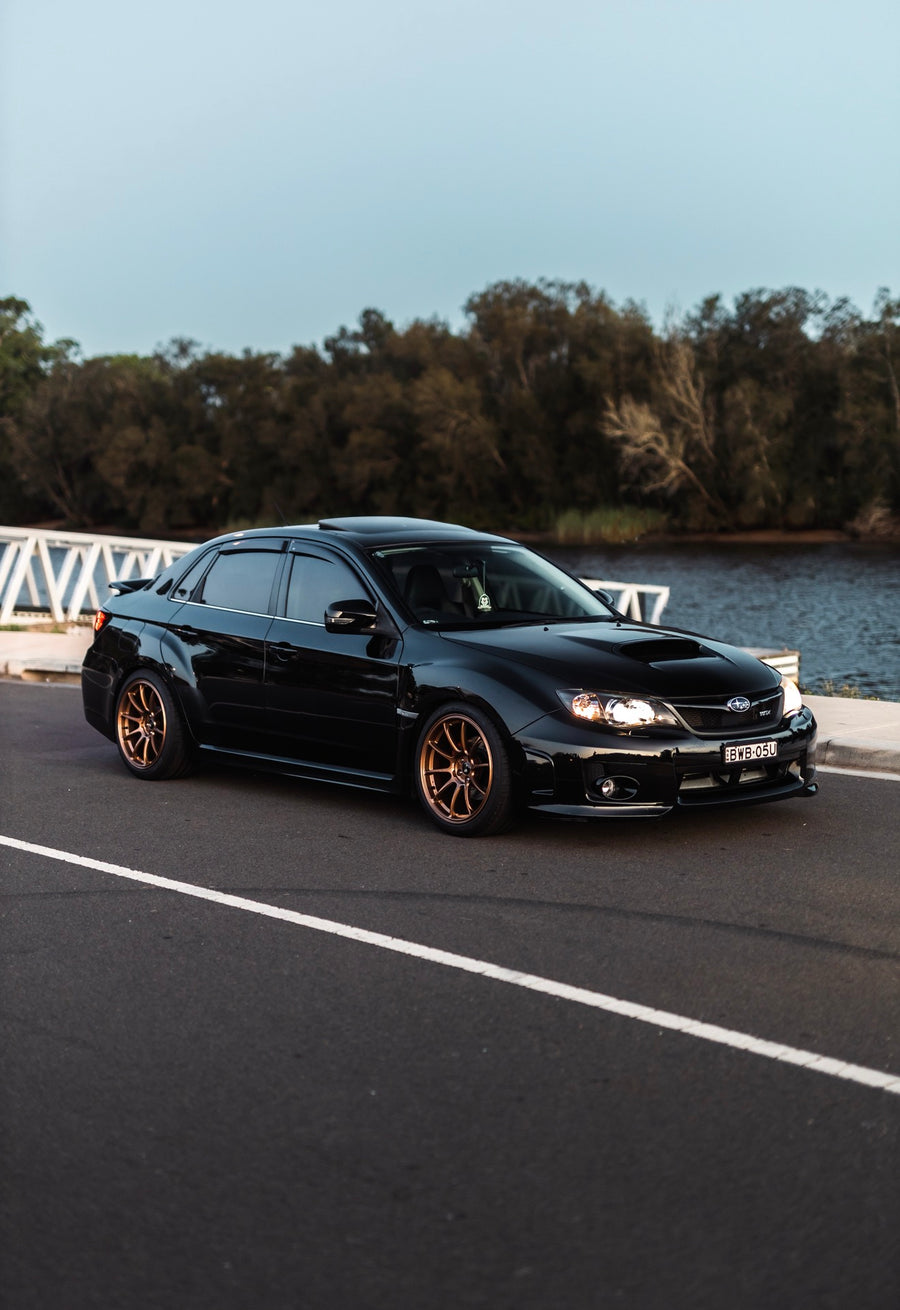 Subaru WRX on SpeedWorks SWF01 wheels