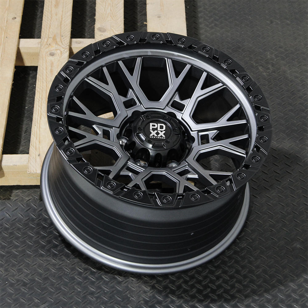 RAGE 17" - SATIN GREY W/ BLACK RING
