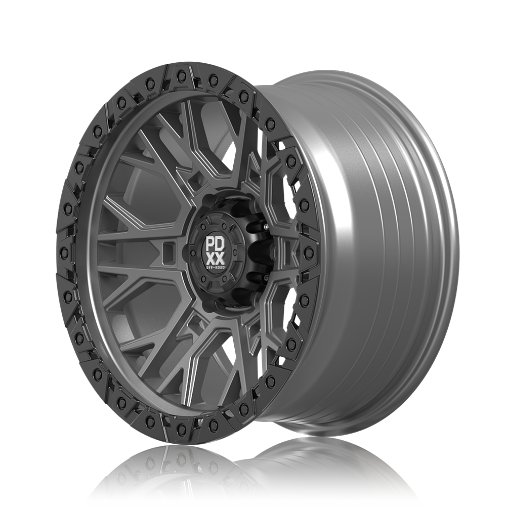 RAGE 17" - SATIN GREY W/ BLACK RING
