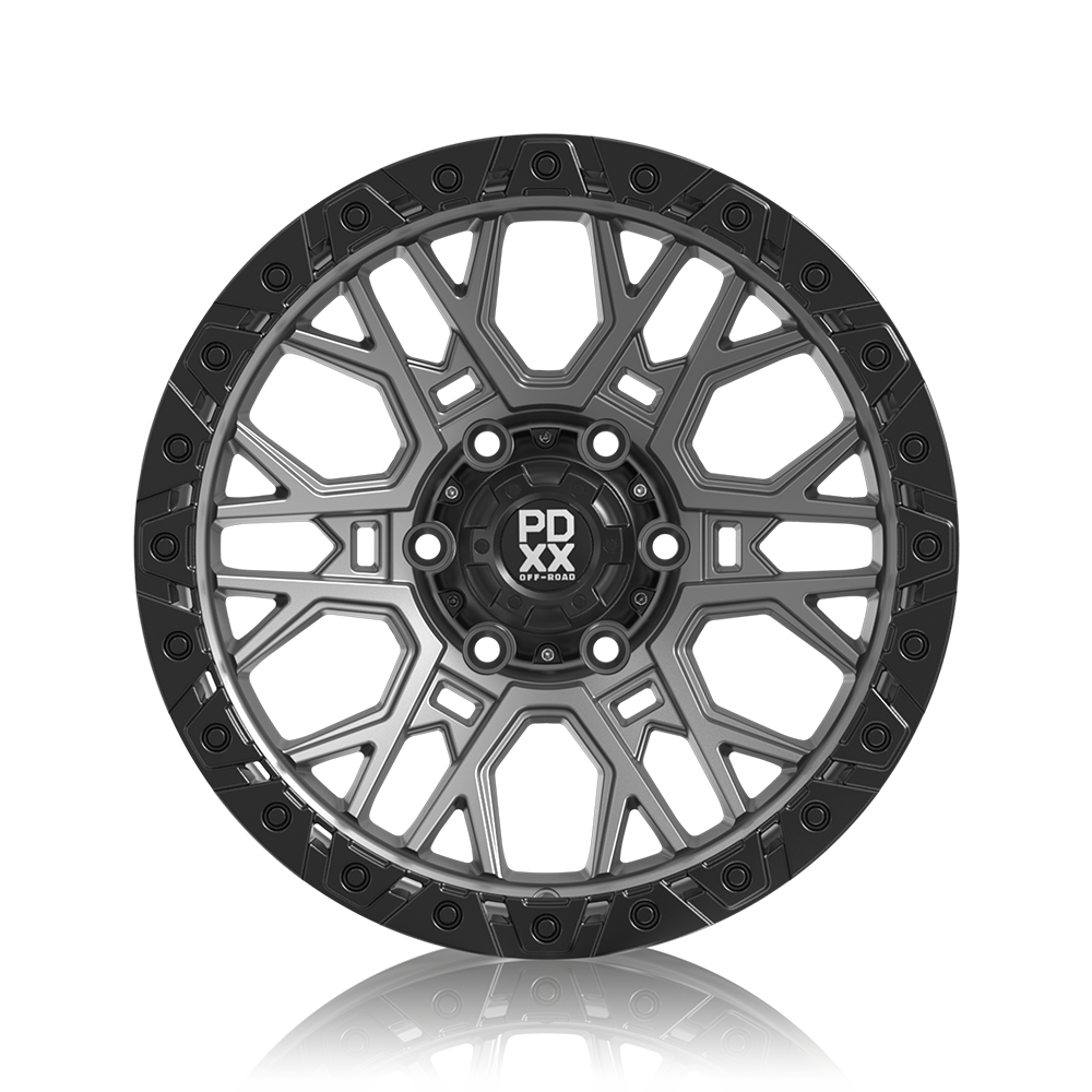 RAGE 17" - SATIN GREY W/ BLACK RING