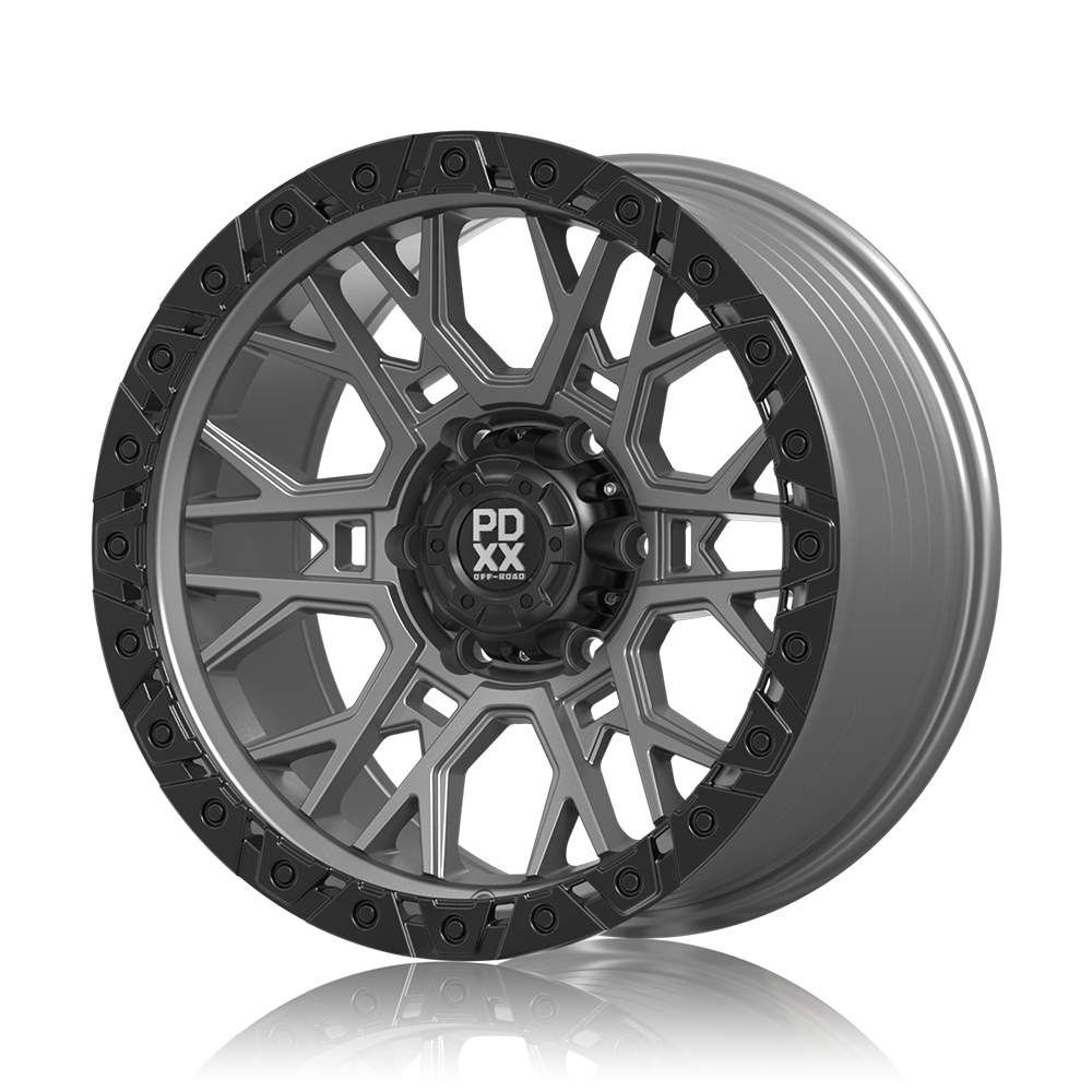 RAGE 17" - SATIN GREY W/ BLACK RING
