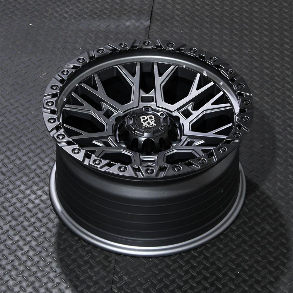 RAGE 17" - SATIN GREY W/ BLACK RING