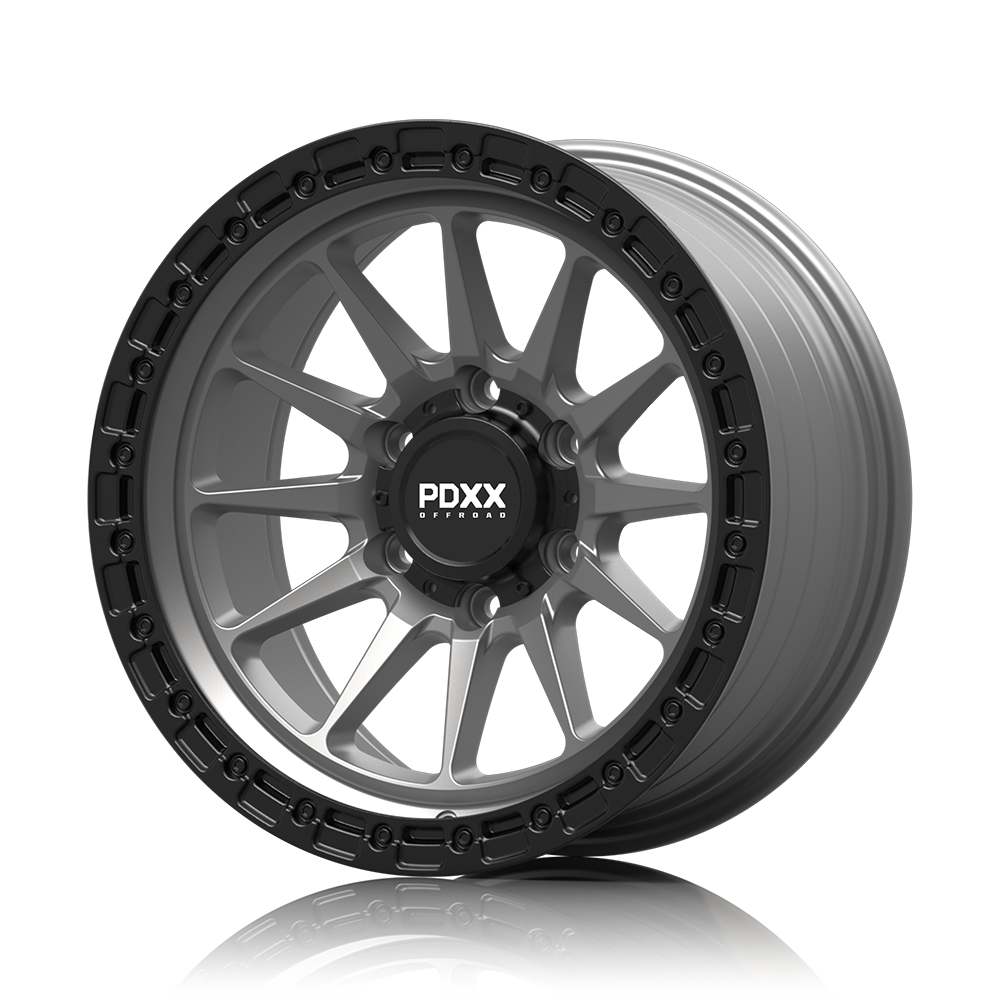 SANDO 17" - Satin Grey w/ Black Machined Ring