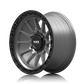SANDO 17" - Satin Grey w/ Black Machined Ring