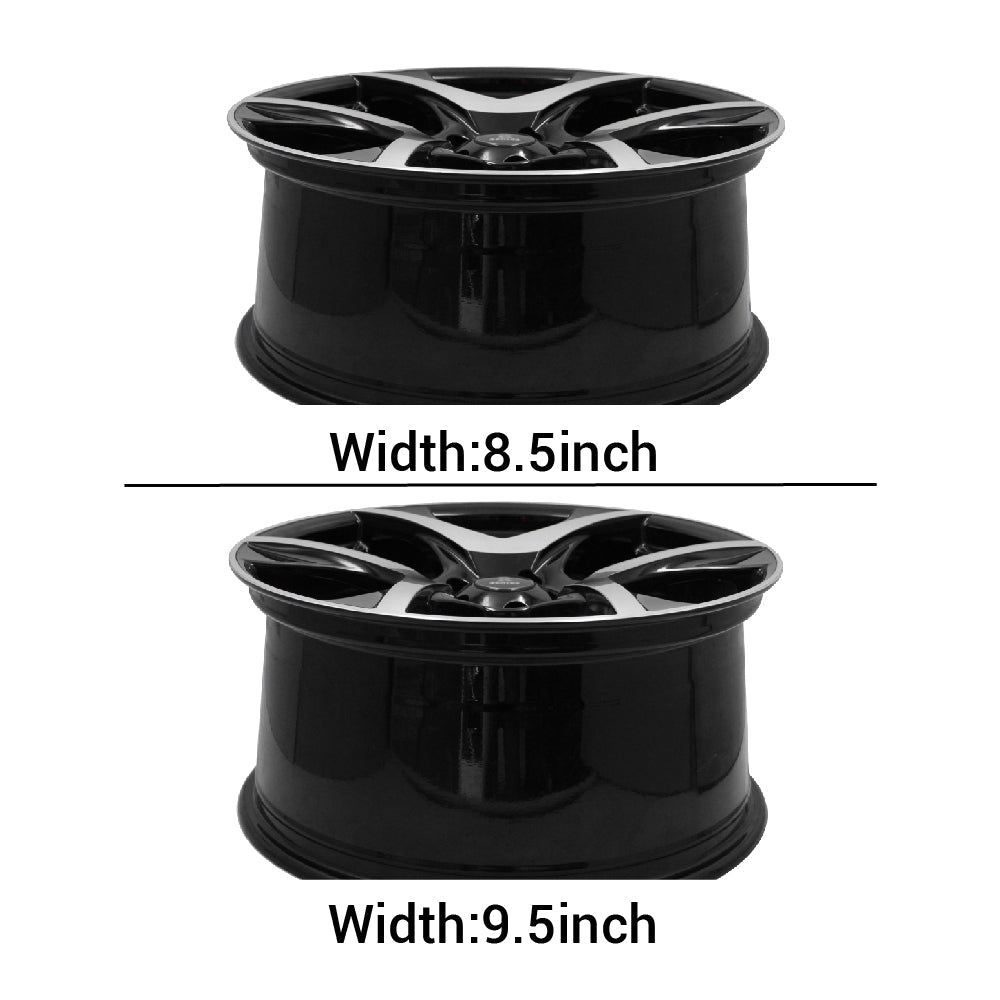 VF2 R8 SF 20" - Gloss Black Machined Face