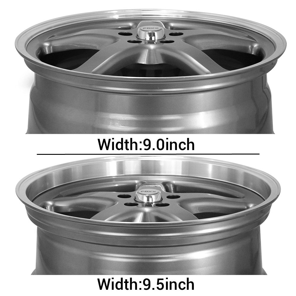 WS MAX 22" - Grey Machined Lip