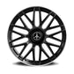 MC173 SF 19" - Satin Black Machined Lip