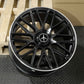 MC173 SF 19" - Satin Black Machined Lip