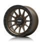 SANDO 17" - Satin Bronze w/ Black Machined Ring