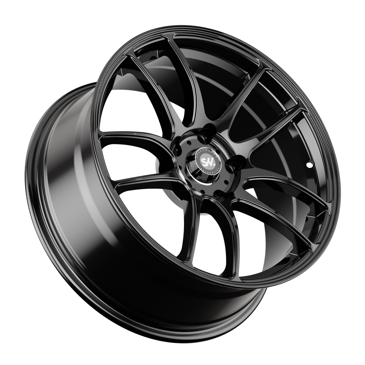 SpeedWorks SW01 18-inch alloy wheel in Gloss Black