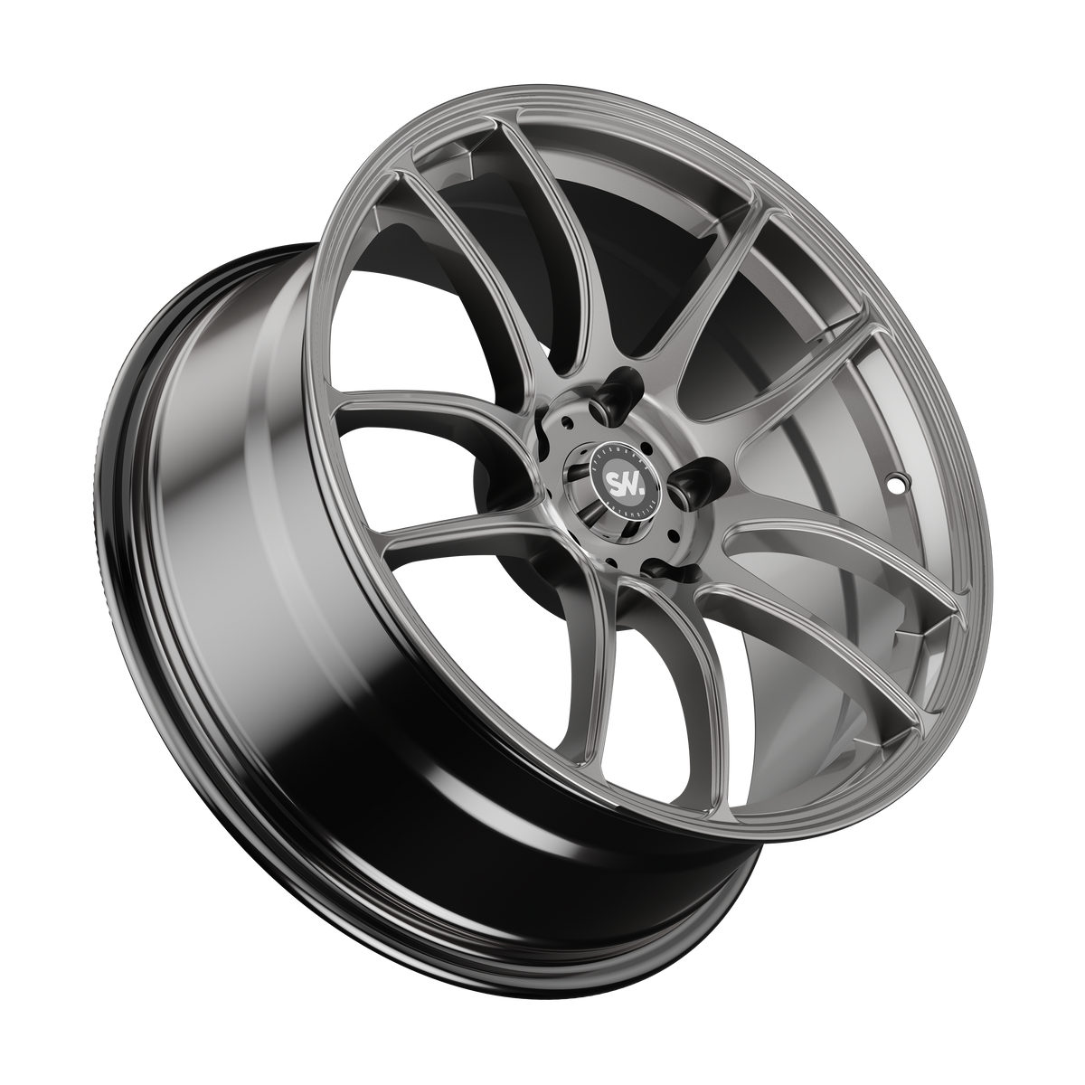 SpeedWorks SW01 18-inch alloy wheel in Hyper Black