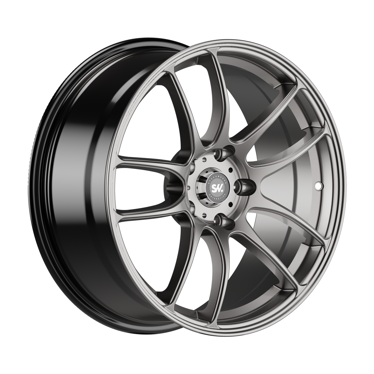 SpeedWorks SW01 18-inch alloy wheel in Hyper Black