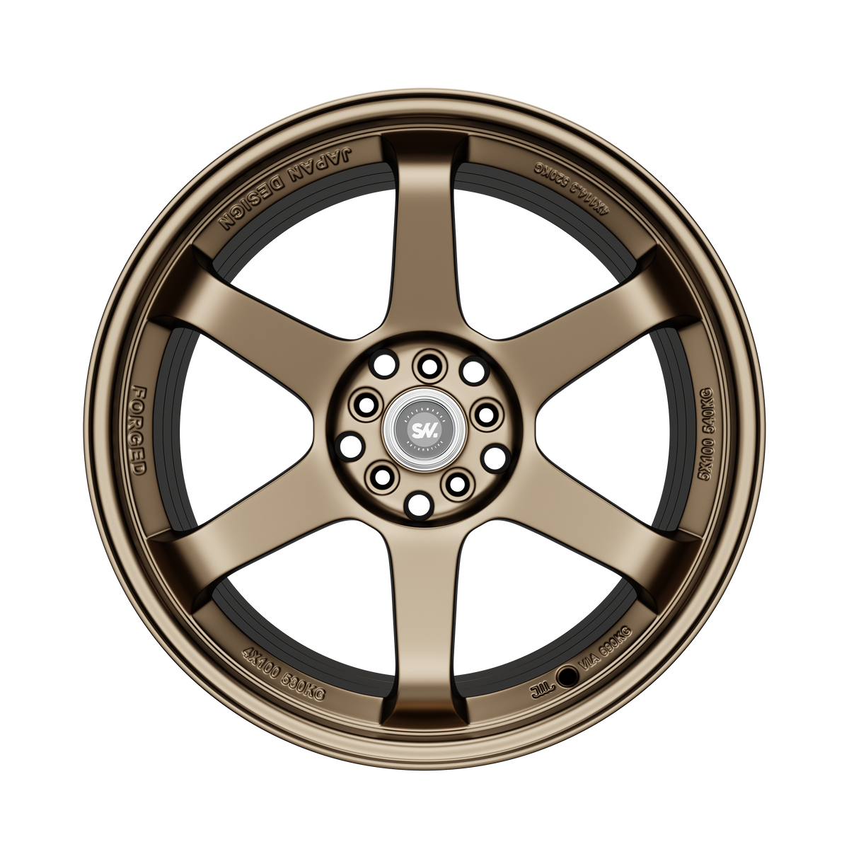 SpeedWorks SW04 18-inch alloy wheel in Bronze front view