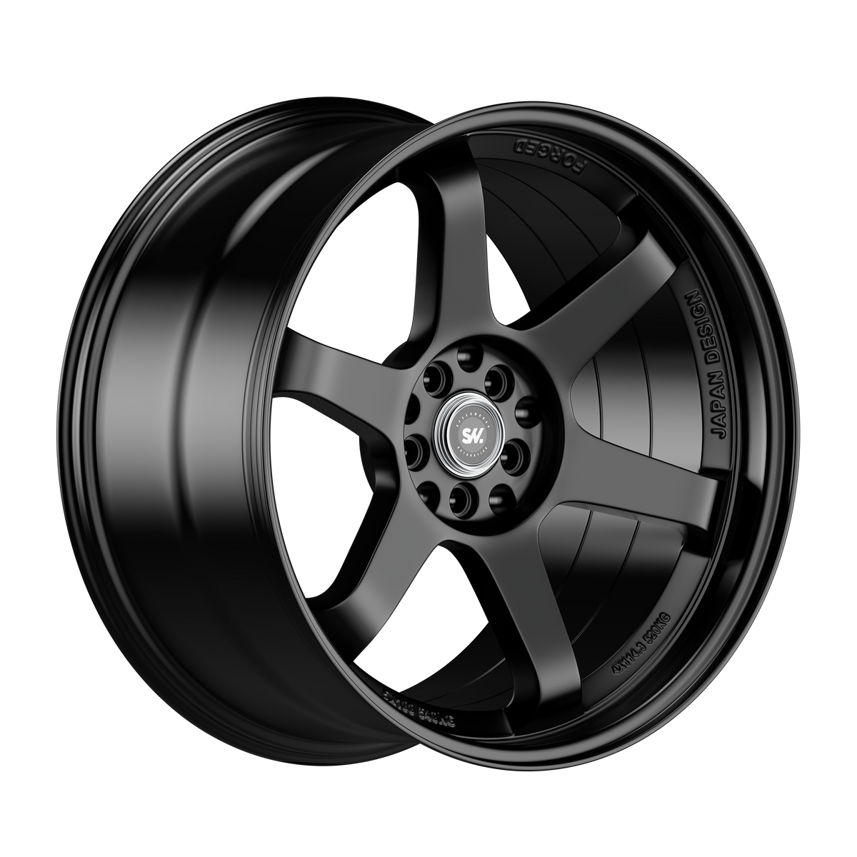 SpeedWorks SW04 18-inch alloy wheel in Gloss Black, photo 5 of 9