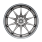 SpeedWorks SW05 18-inch alloy wheel in Hyper Black & Machine Lip front view