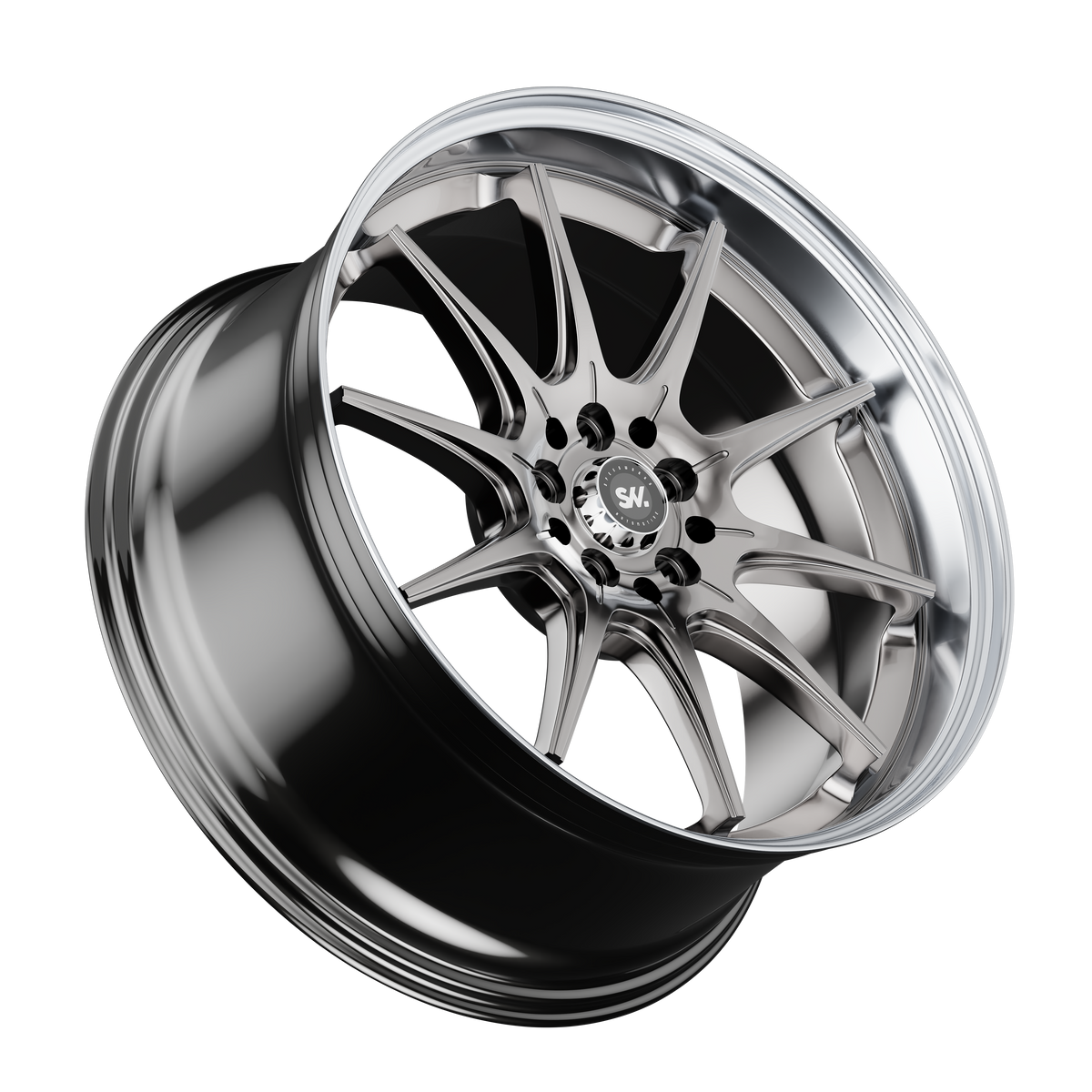 SpeedWorks SW05 18-inch alloy wheel in Hyper Black & Machine Lip, photo 1 of 3
