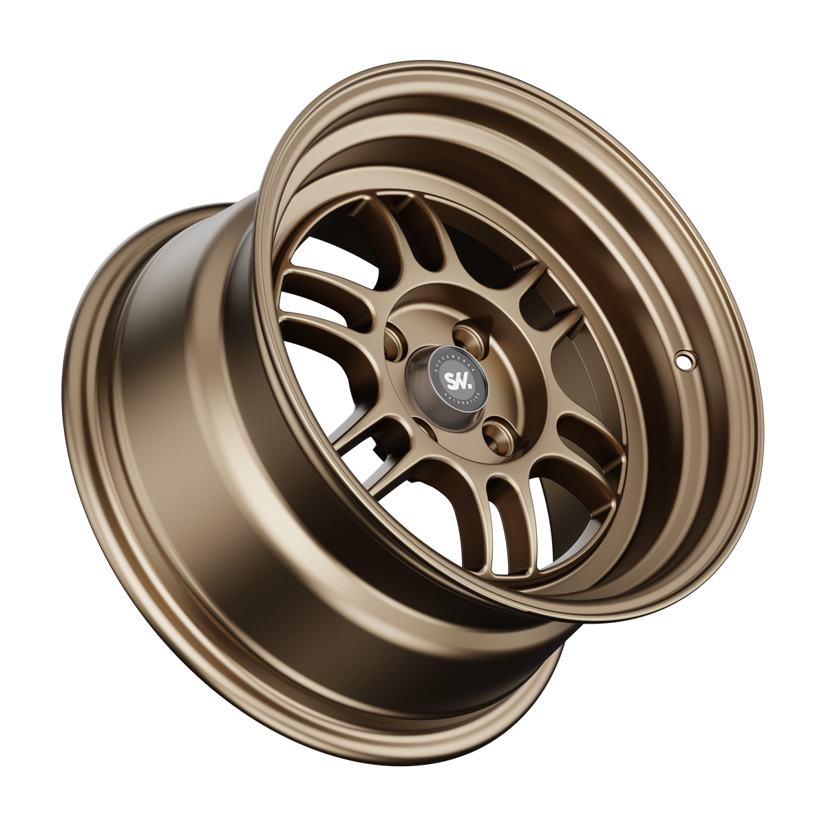 SpeedWorks SW08 15-inch alloy wheel in Bronze & Bronze Lip