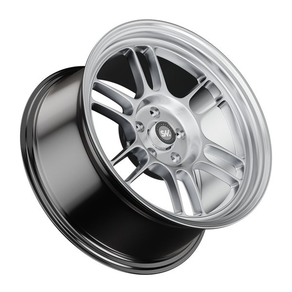 SpeedWorks SW10 18-inch alloy wheel in Hyper Silver