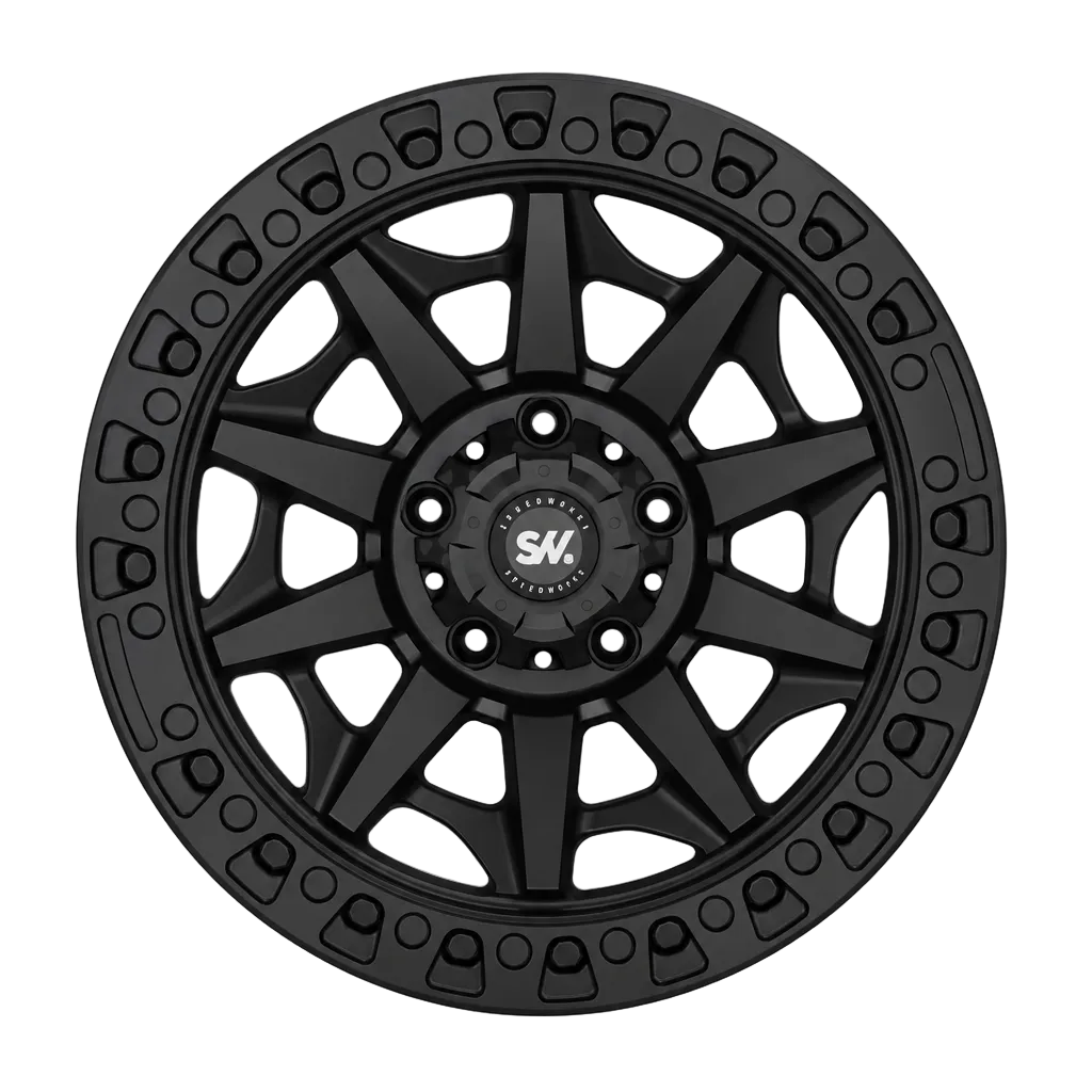 SpeedWorks SW11 17-inch alloy wheel in Matte Black, photo 3 of 6
