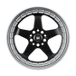 SpeedWorks SW13 17-inch alloy wheel in Gloss Black & Machine Lip
