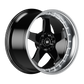 SpeedWorks SW13 17-inch alloy wheel in Gloss Black & Machine Lip