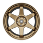 SpeedWorks SW24 18-inch alloy wheel in Sand Bronze & Bronze Machine Lip front view