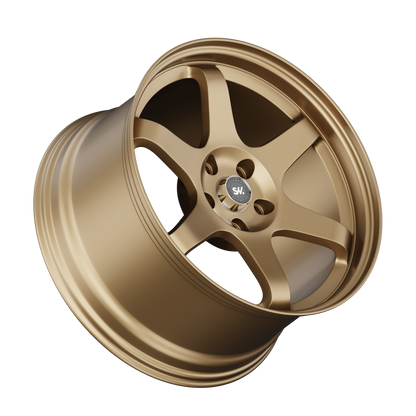 SpeedWorks SW24 18-inch alloy wheel in Sand Bronze & Bronze Machine Lip