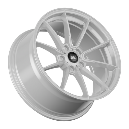 SpeedWorks SW25 18-inch alloy wheel in Gloss White