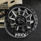 VIKING 17" - Satin Gunmetal w/ Black Ring