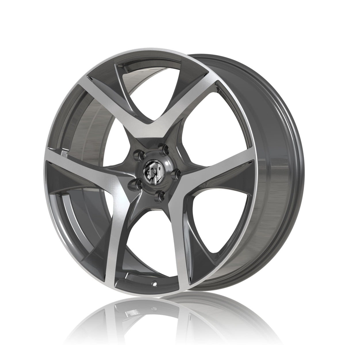 VF2 22" - Gunmetal Machined Face