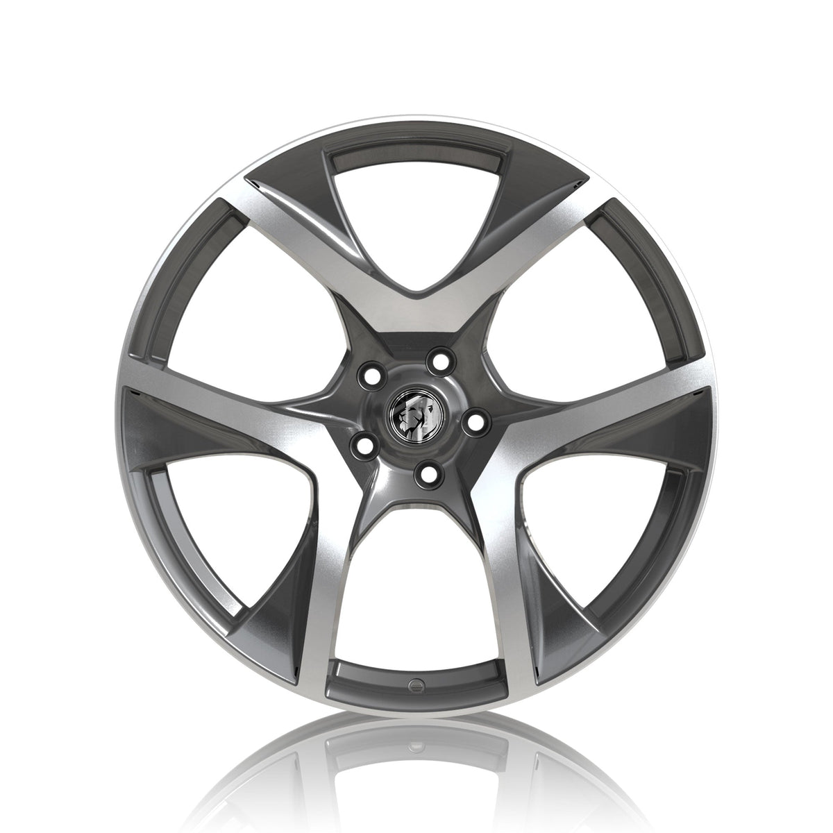 VF2 22" - Gunmetal Machined Face