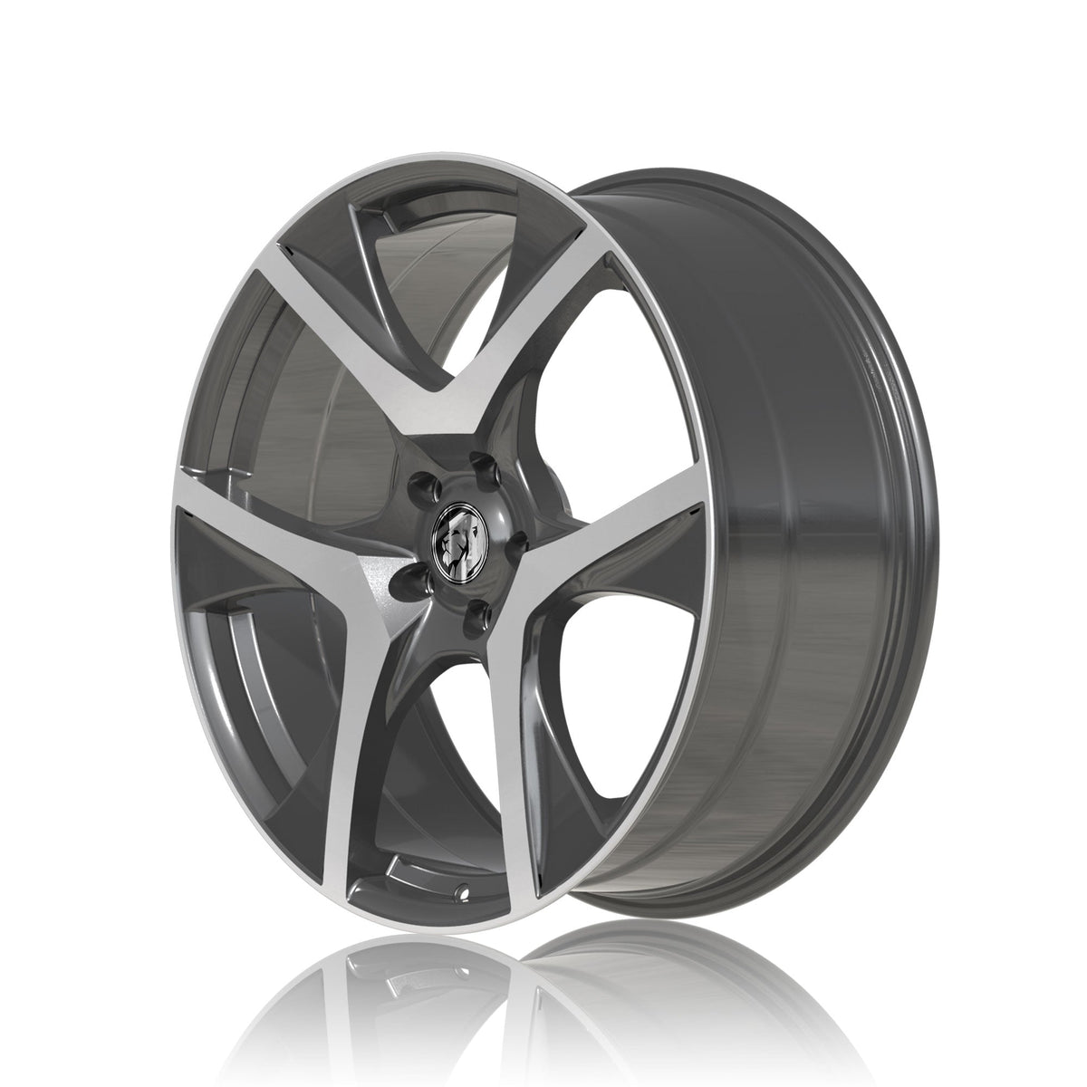 VF2 22" - Gunmetal Machined Face