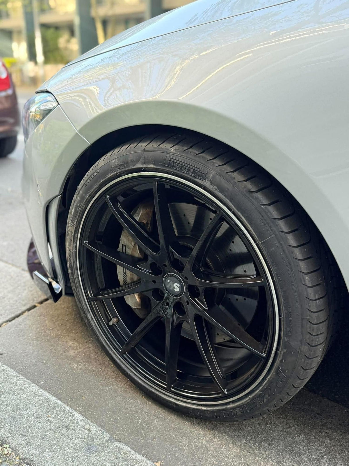 Mercedes-AMG CLA35 (C118) on SpeedWorks SW22 19x8.5 +35 Gloss Black Machine Lip alloy wheels, customer photo 3 of 3