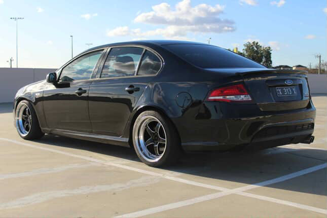 Ford Falcon XR6 Turbo (FG) on SpeedWorks SW17 18x9.5 +22 Gloss Black & Machine Lip alloy wheels, customer photo 3 of 3