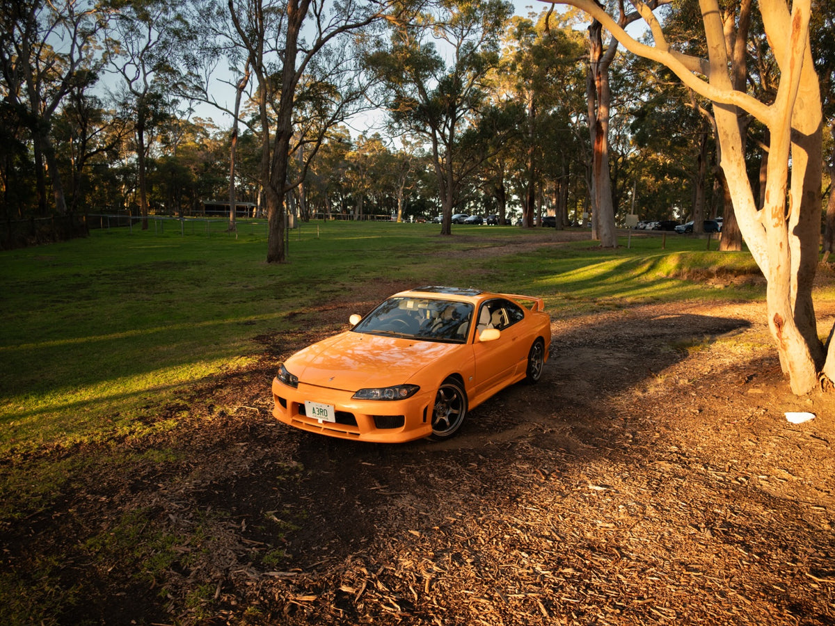 Nissan Silvia (S15) on SpeedWorks SW15 18x8.5 +35 Hyper Black alloy wheels, customer photo 3 of 3