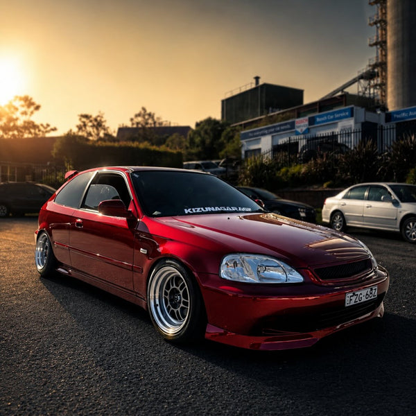 Honda Civic Hatch (EK) on SpeedWorks SW08