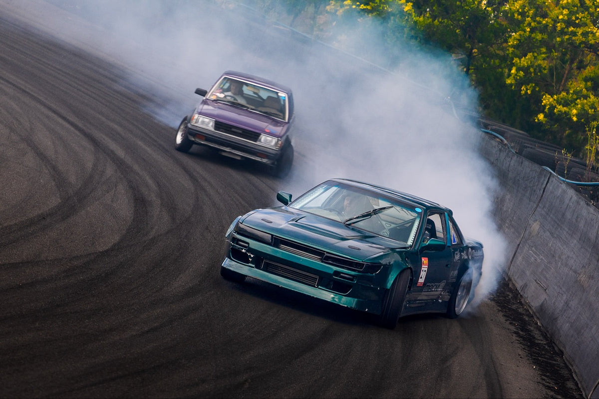 Nissan Silvia (S13) on SpeedWorks SW15 18x9.5 +22 Hyper Black alloy wheels, customer photo 2 of 4