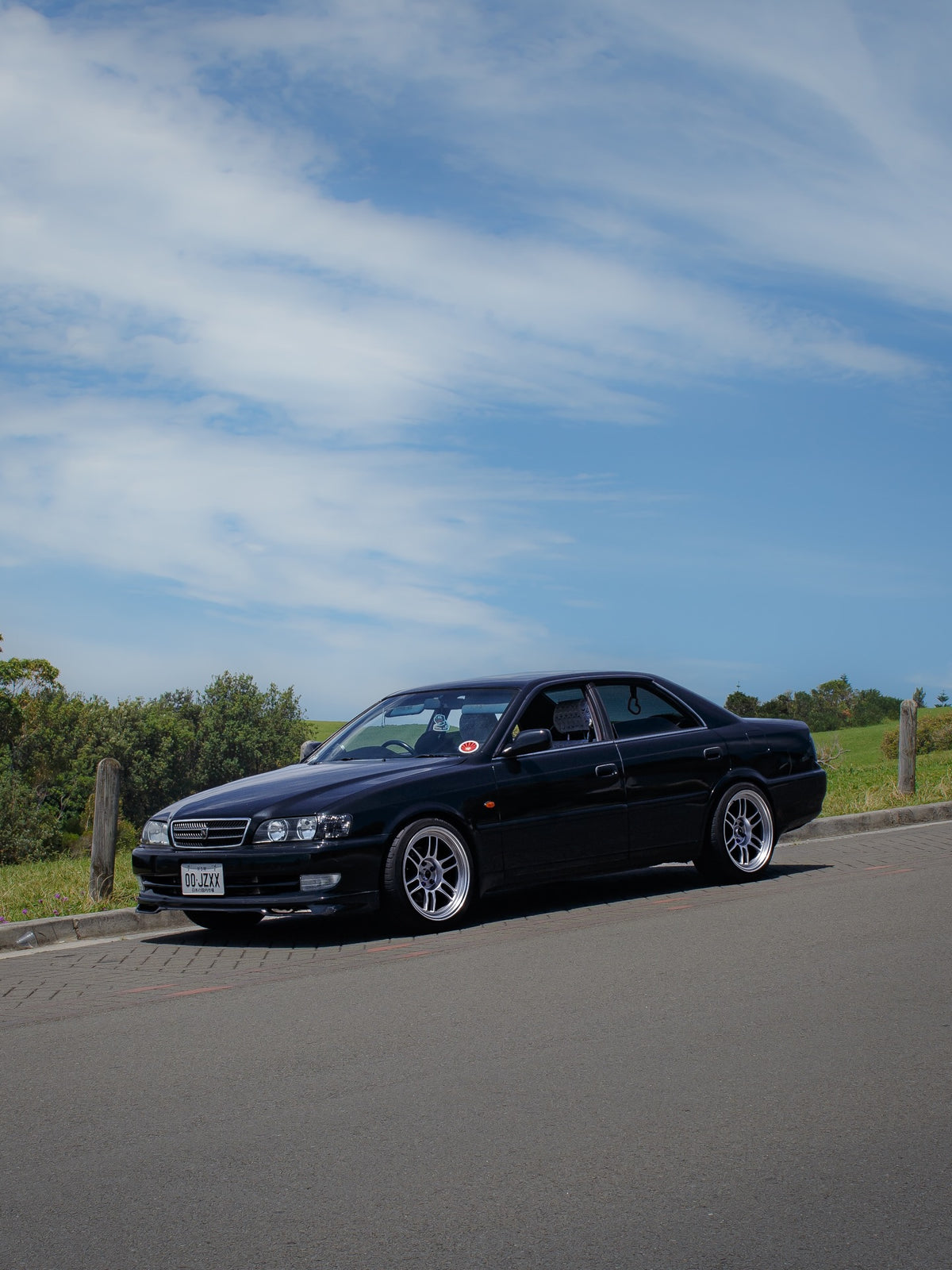 Toyota Chaser (JZX100) on SpeedWorks SW10 18x9.5 +22 Hyper Silver alloy wheels, customer photo 2 of 8