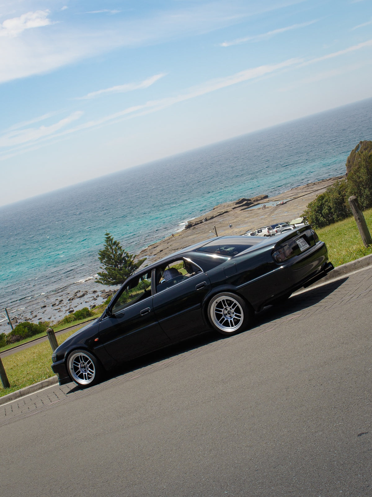 Toyota Chaser (JZX100) on SpeedWorks SW10 18x9.5 +22 Hyper Silver alloy wheels, customer photo 3 of 8