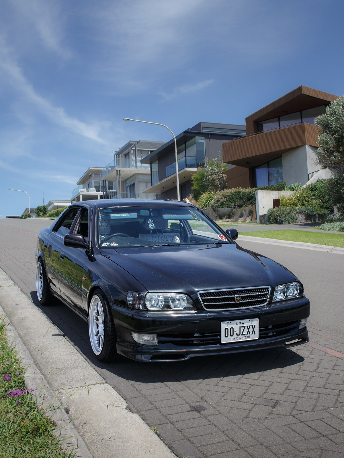 Toyota Chaser (JZX100) on SpeedWorks SW10 18x9.5 +22 Hyper Silver alloy wheels, customer photo 4 of 8