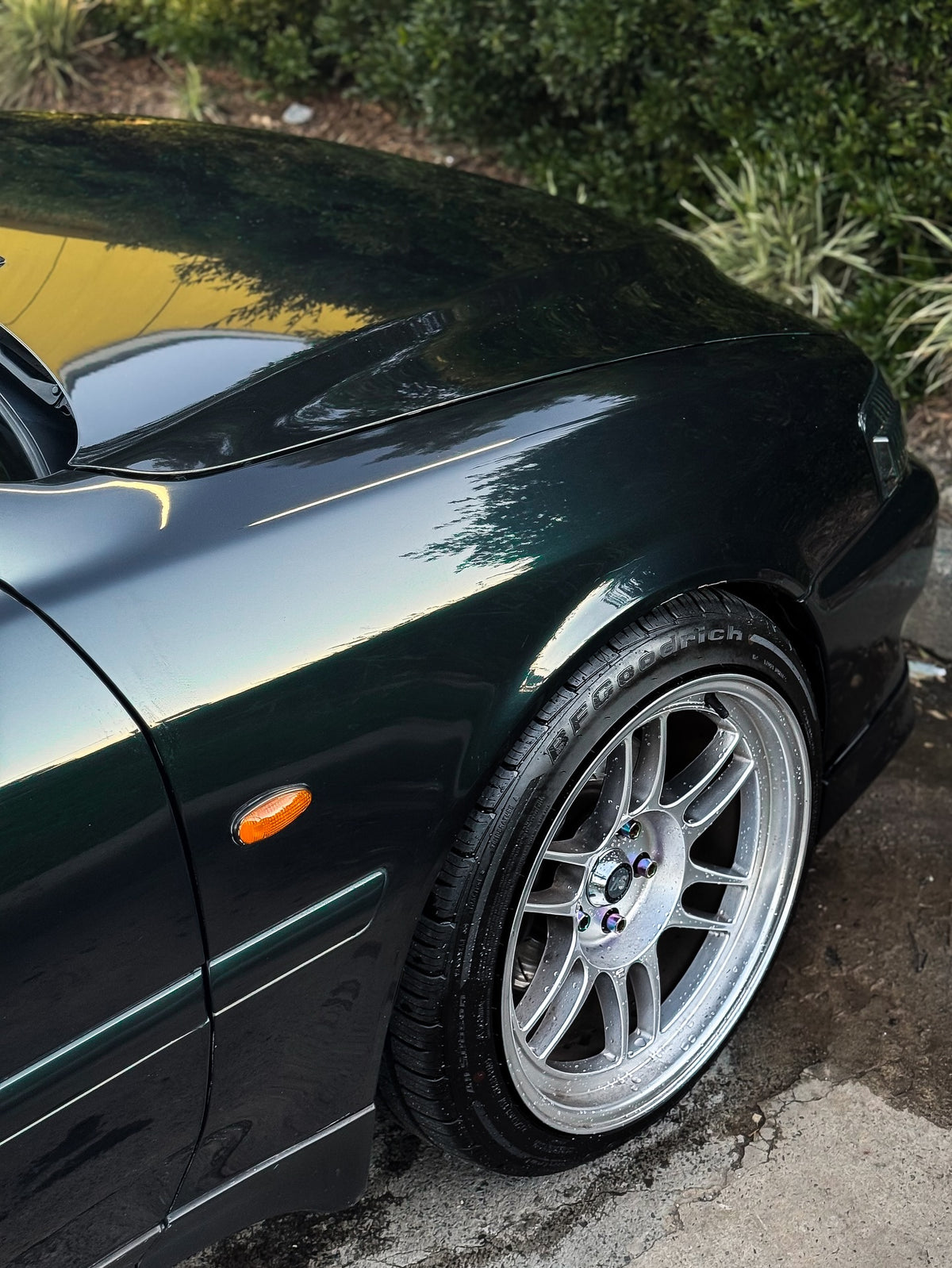 Toyota Chaser (JZX100) on SpeedWorks SW10 18x9.5 +22 Hyper Silver alloy wheels, customer photo 5 of 8